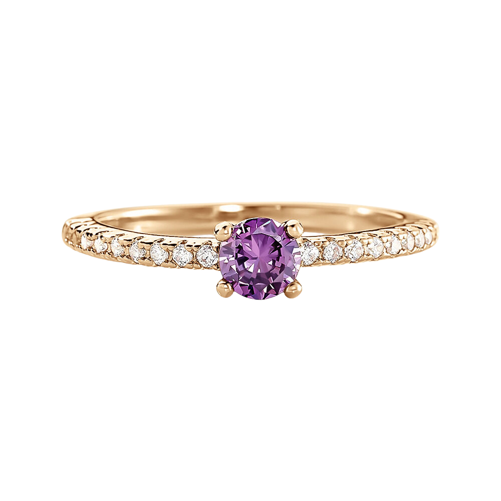 Bague Linea purple