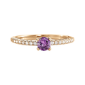 Bague Linea purple