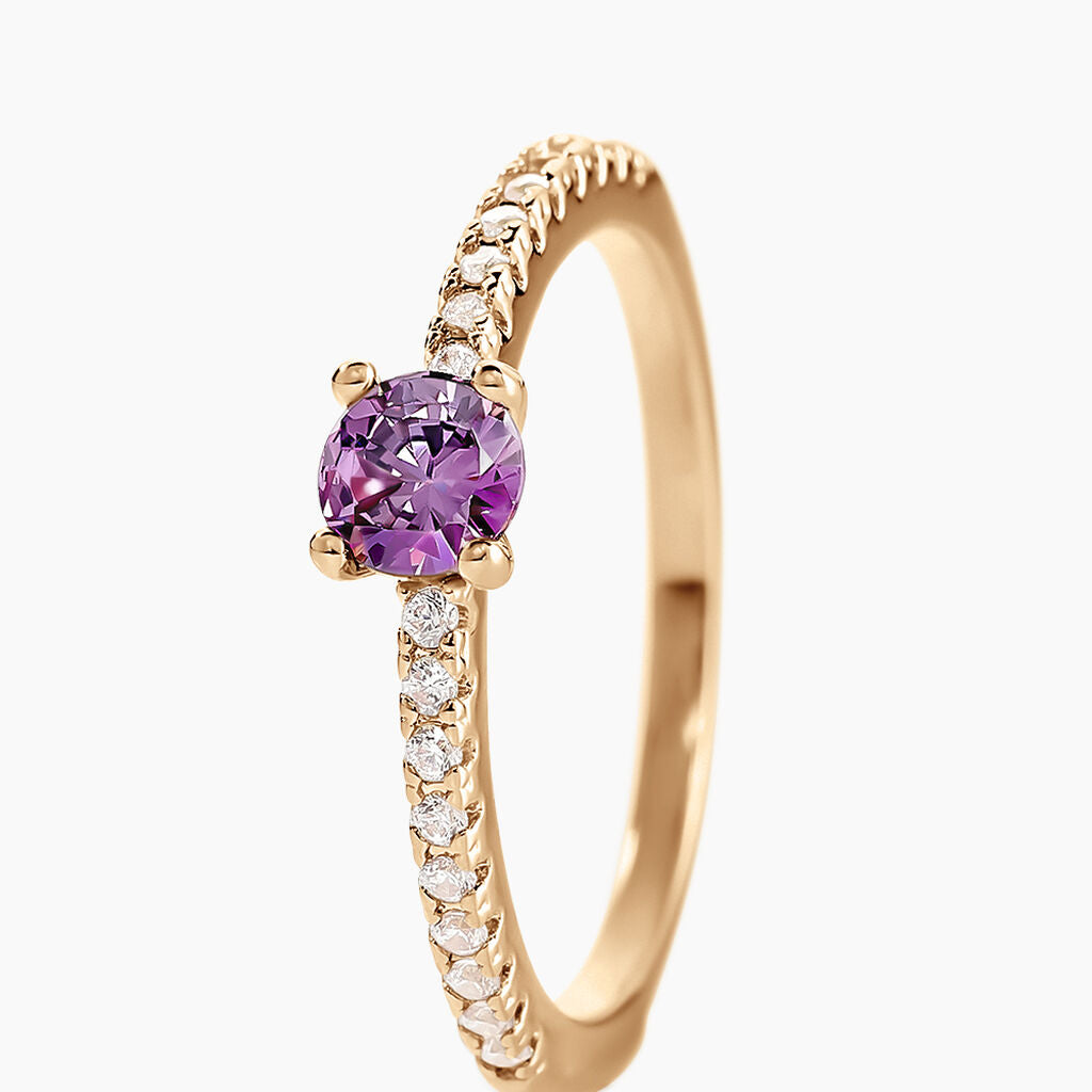 Bague Linea purple