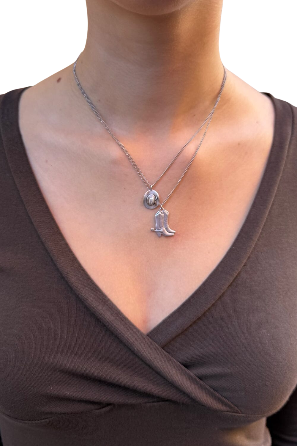 Collier Cowboy Hat & Boots